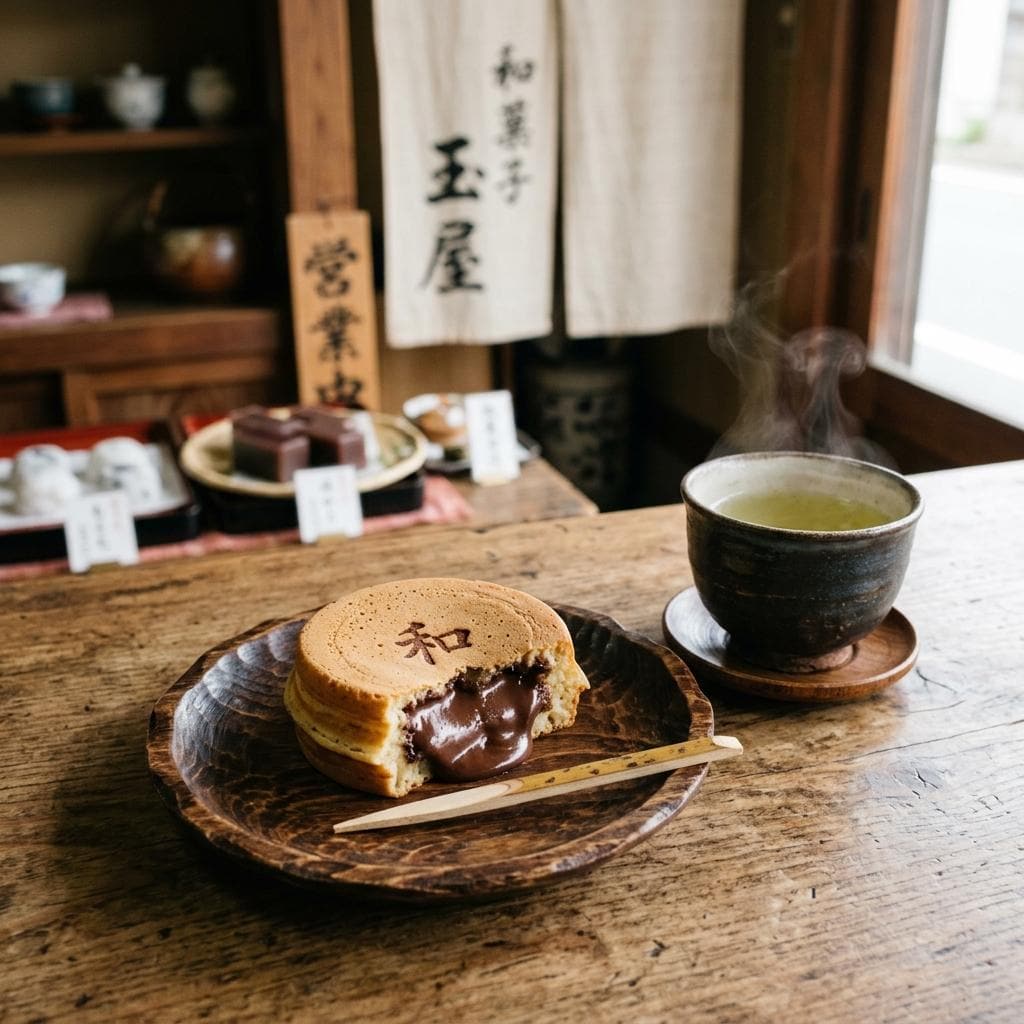 チョコレート味の大判焼き