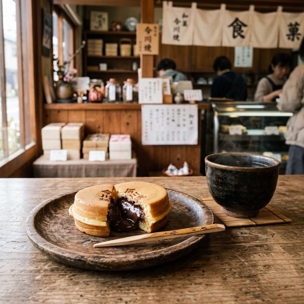 チョコレート味の大判焼き