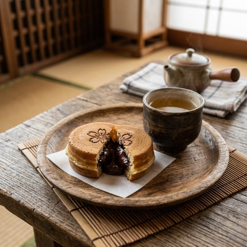 チョコレート味の大判焼き