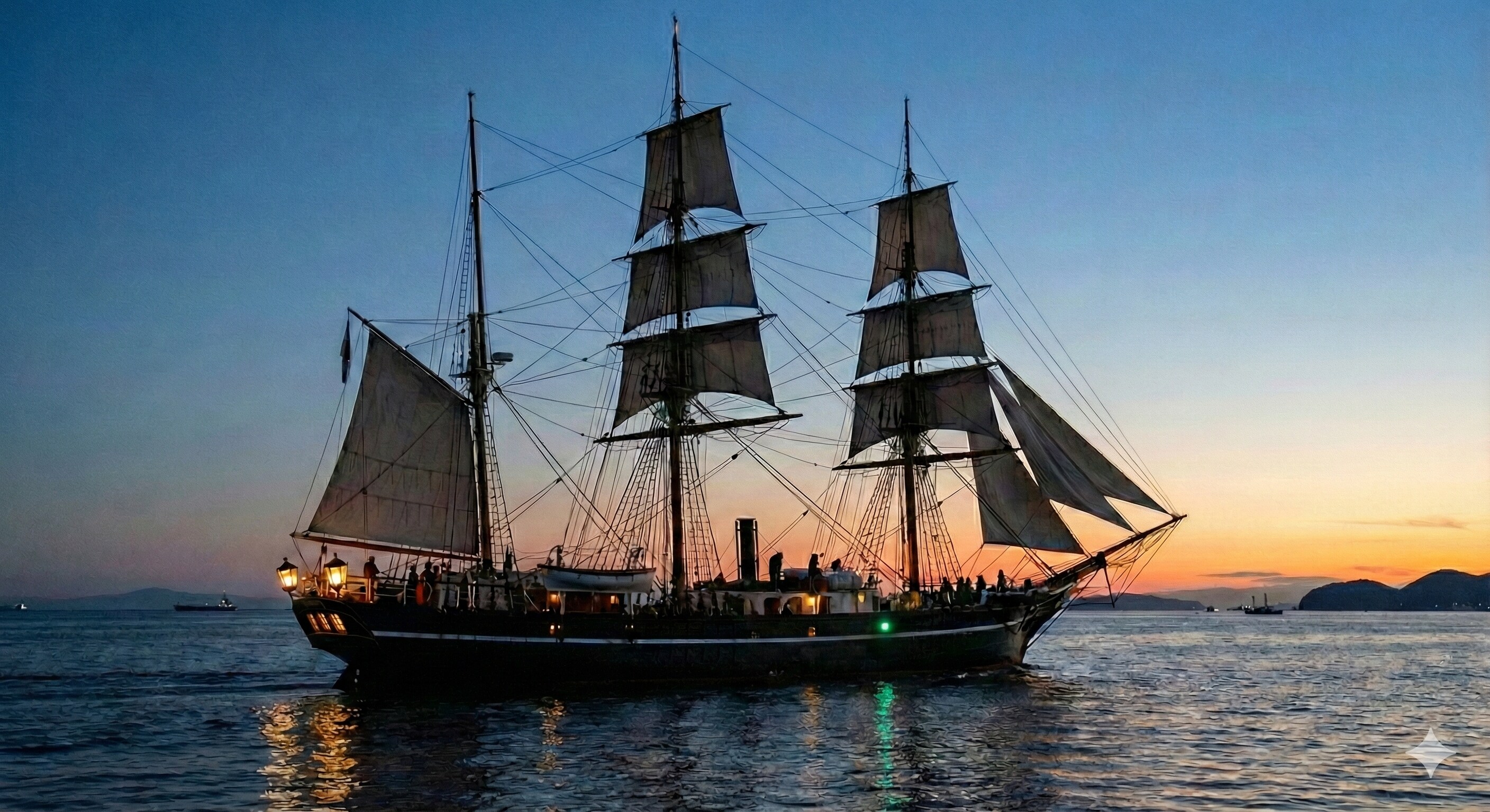 日米修好通商条約の遣米使節団を乗せて | の人気AIイラスト・グラビア