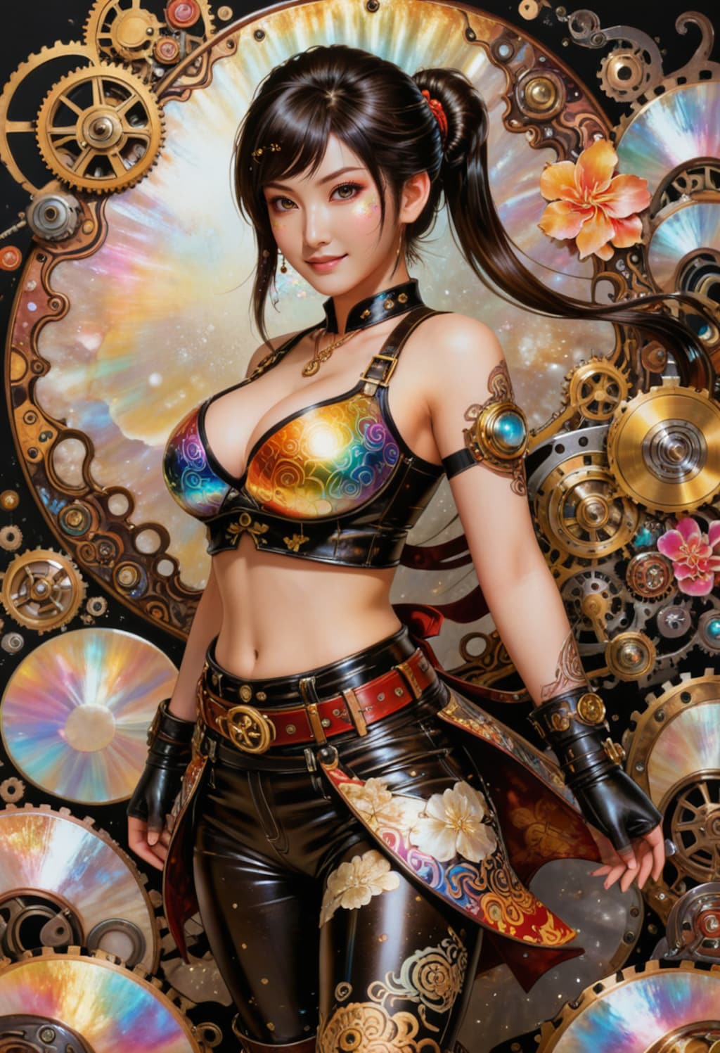 traditional japanese + steampunk