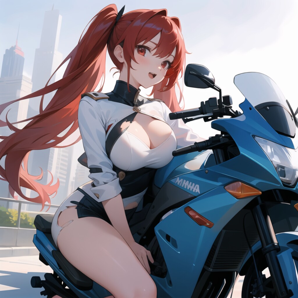 ライダーっ娘　グラビア撮影？ 8