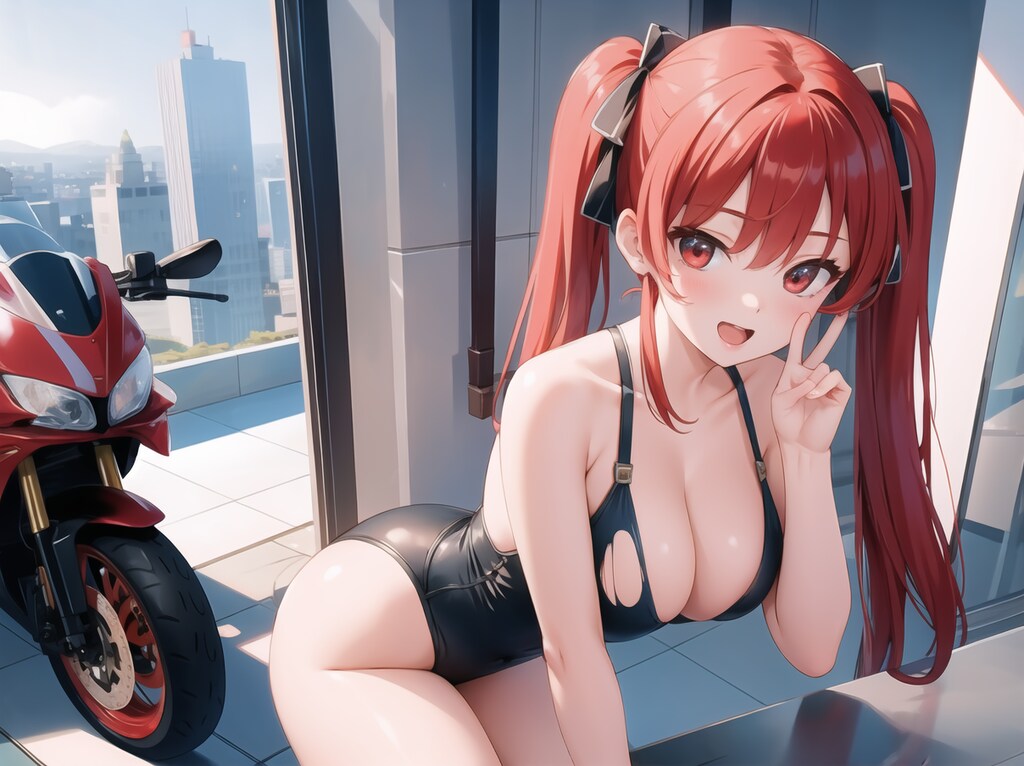 ライダーっ娘　グラビア撮影？ 8