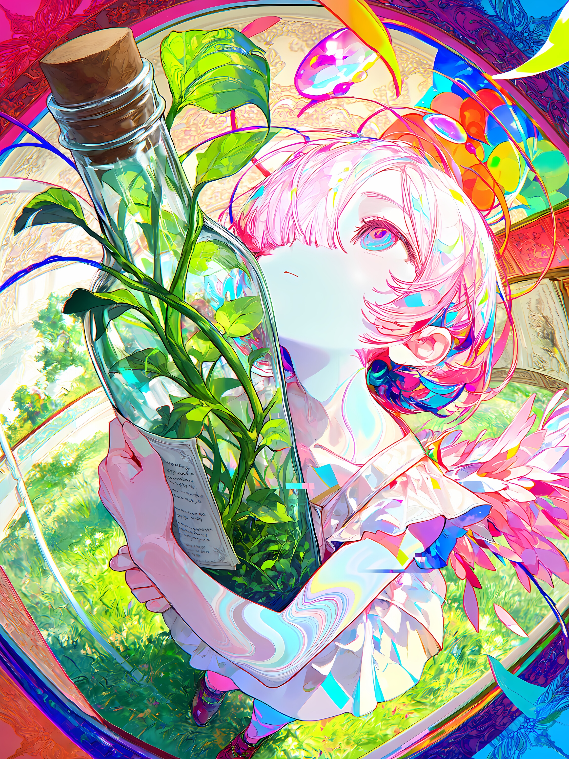 花と蔓草 | の人気AIイラスト・グラビア