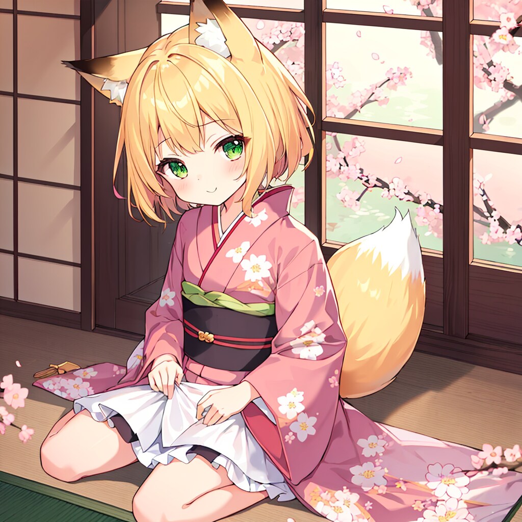 桜ときつね