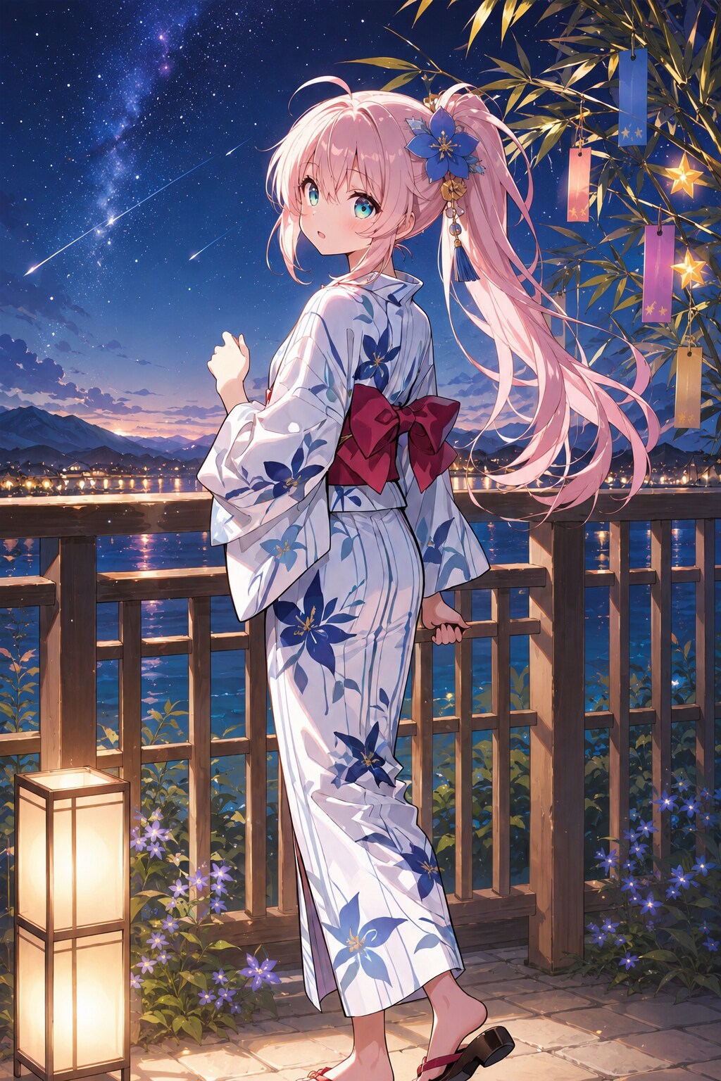 七夕とブルースター
