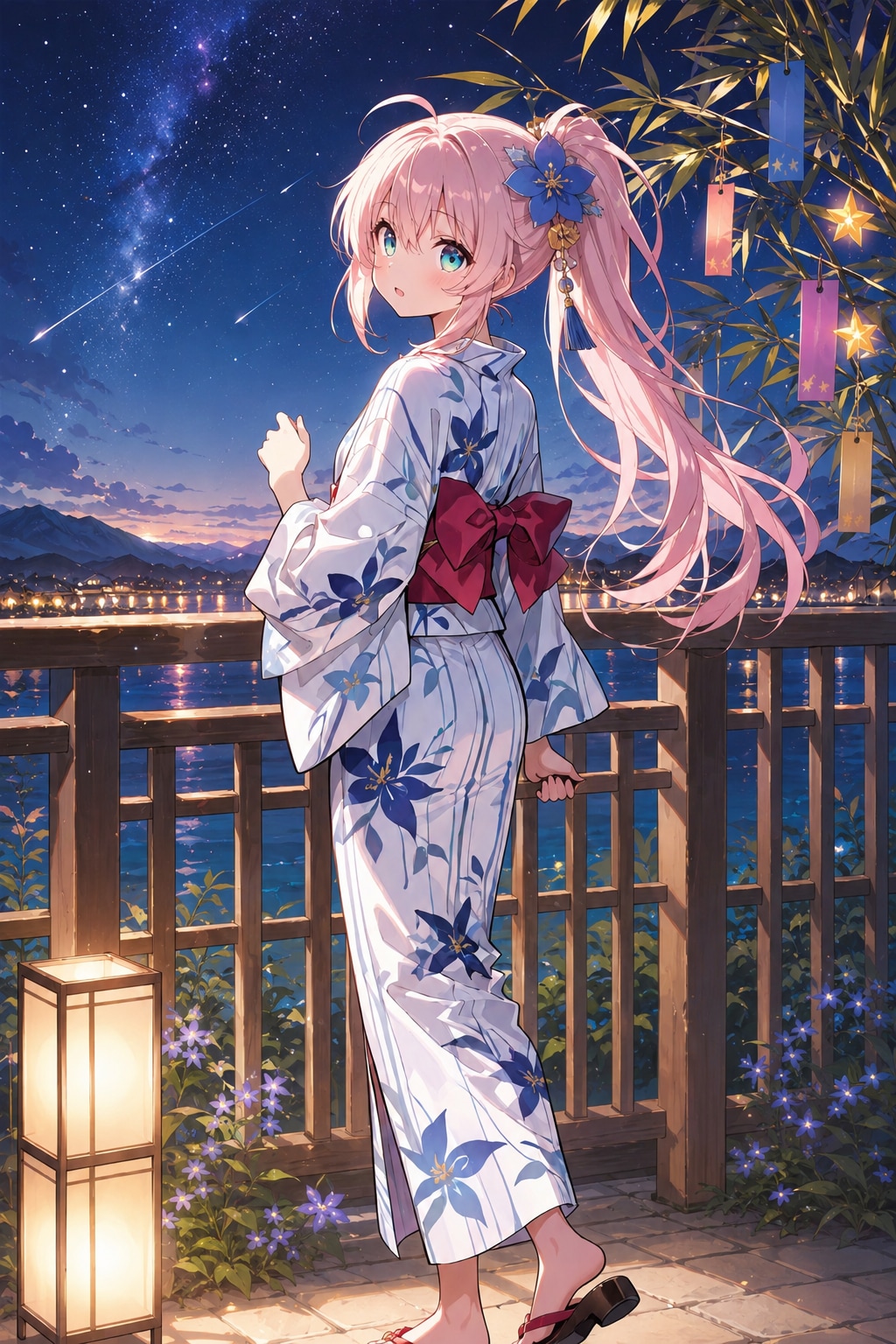 七夕とブルースター