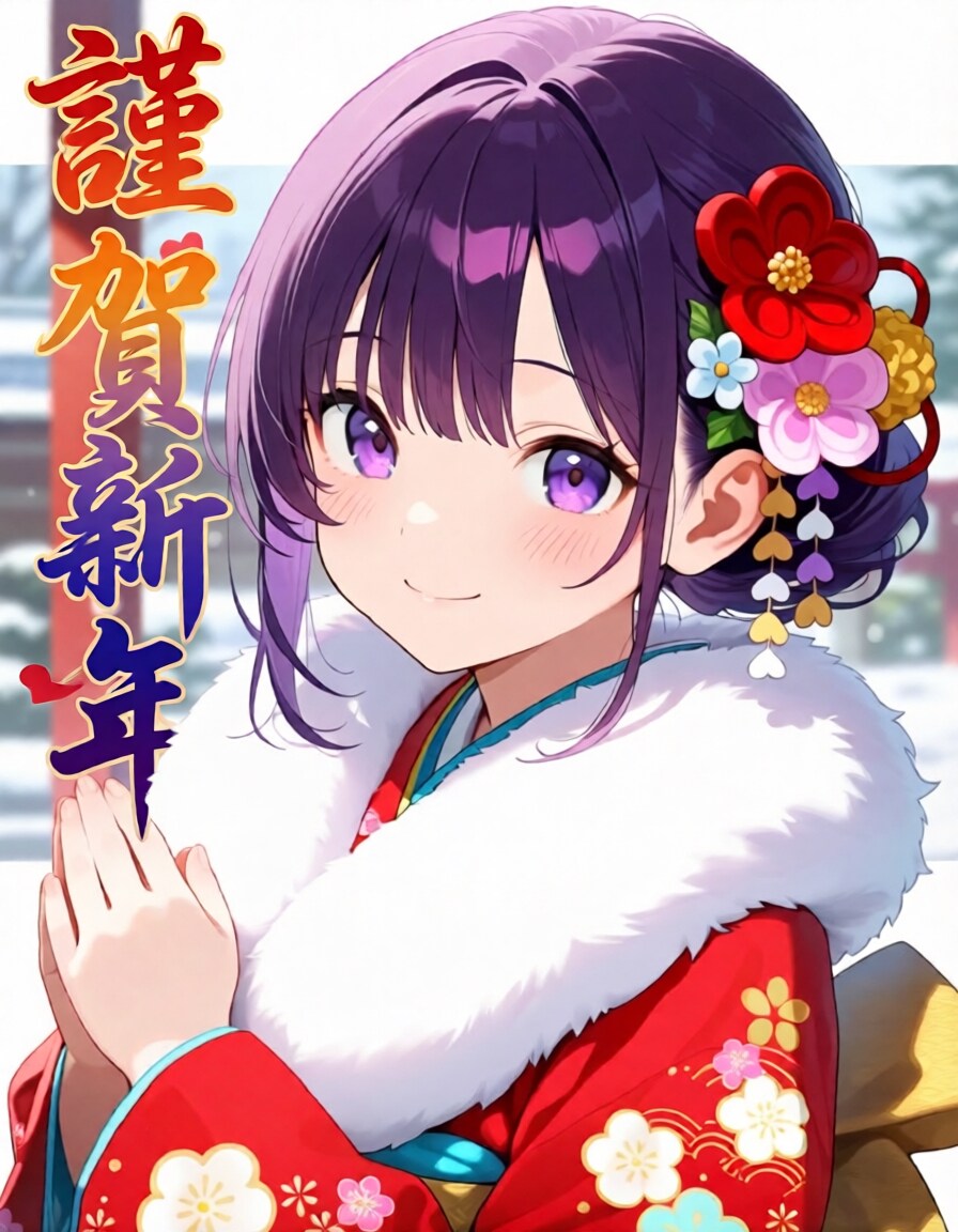 晴れやかに、新年のごあいさつ