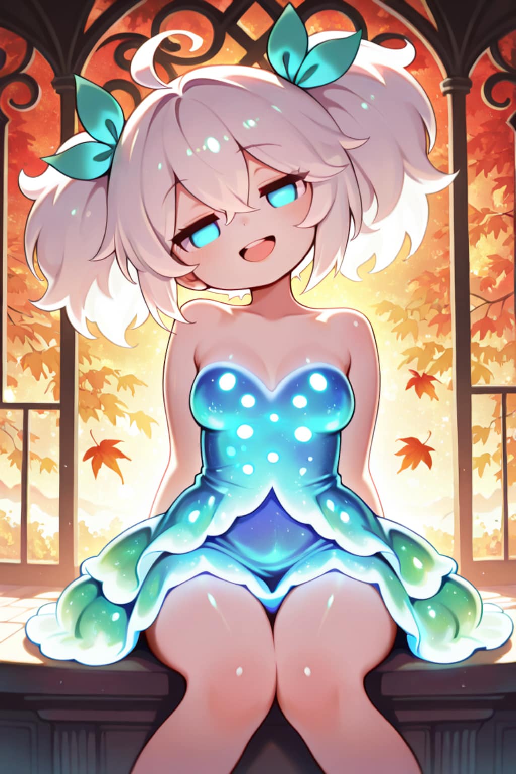 光るドレスのてんそるちゃん