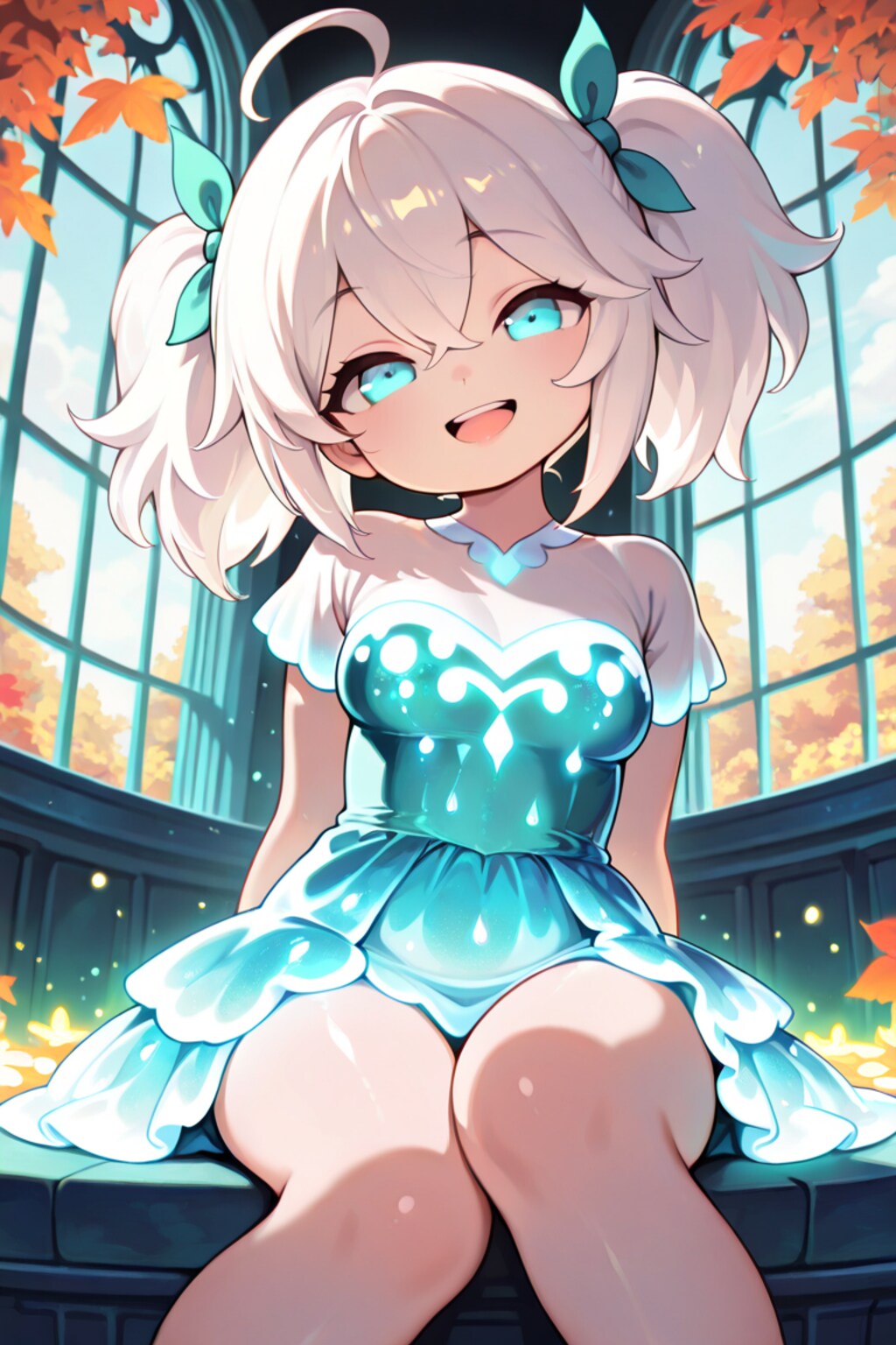 光るドレスのてんそるちゃん