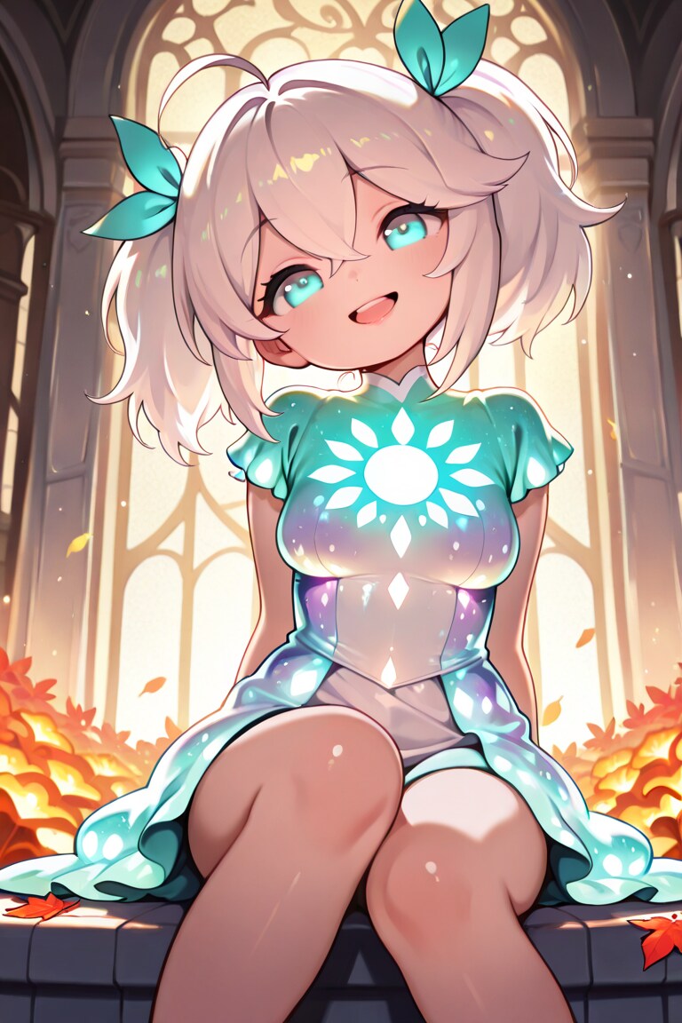 光るドレスのてんそるちゃん | の人気AIイラスト・グラビア