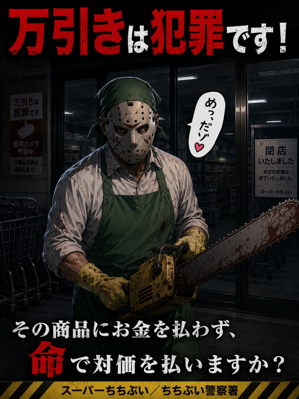 万引き防止ポスター