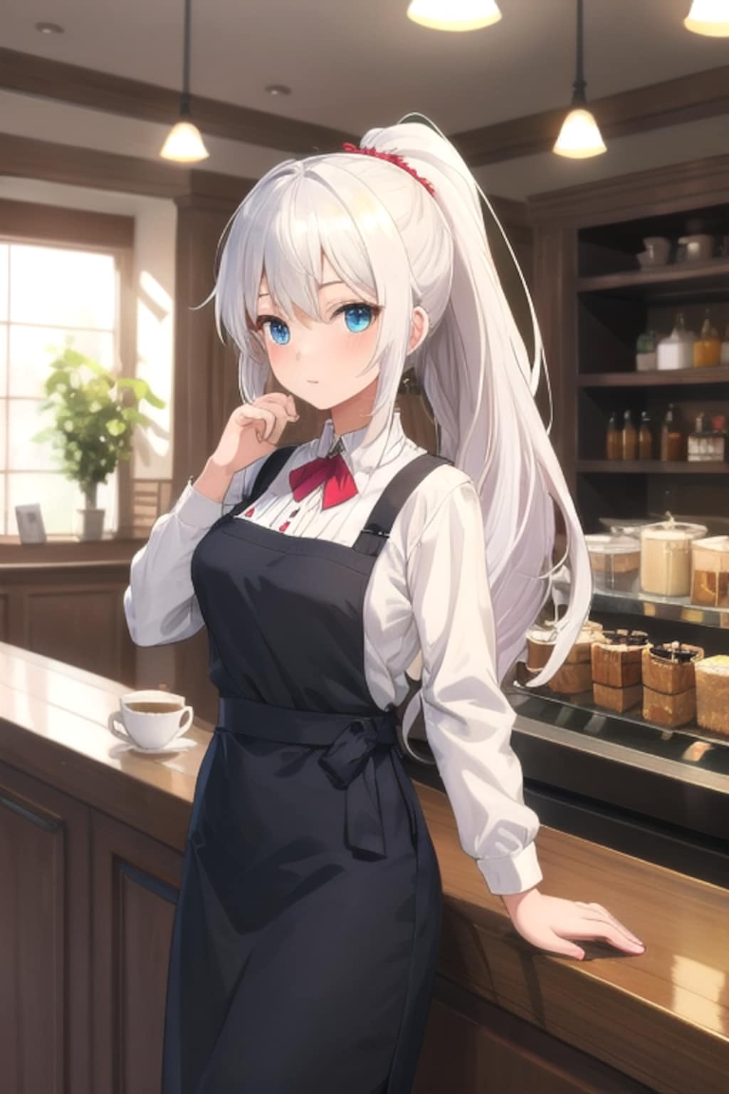 カフェ店員