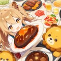 こんなに食べてもいいの！？ごしゅじん大好き！ 2枚目