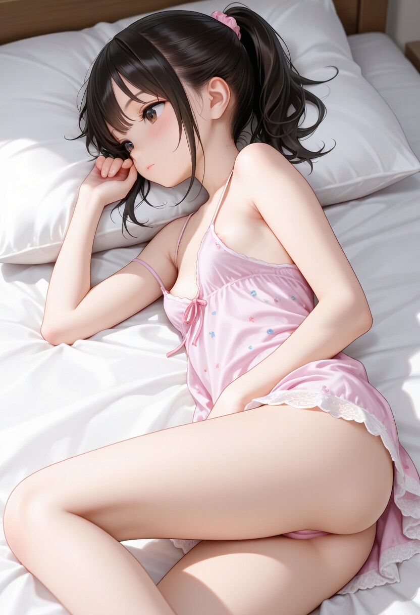 部屋着の少女(R-15)