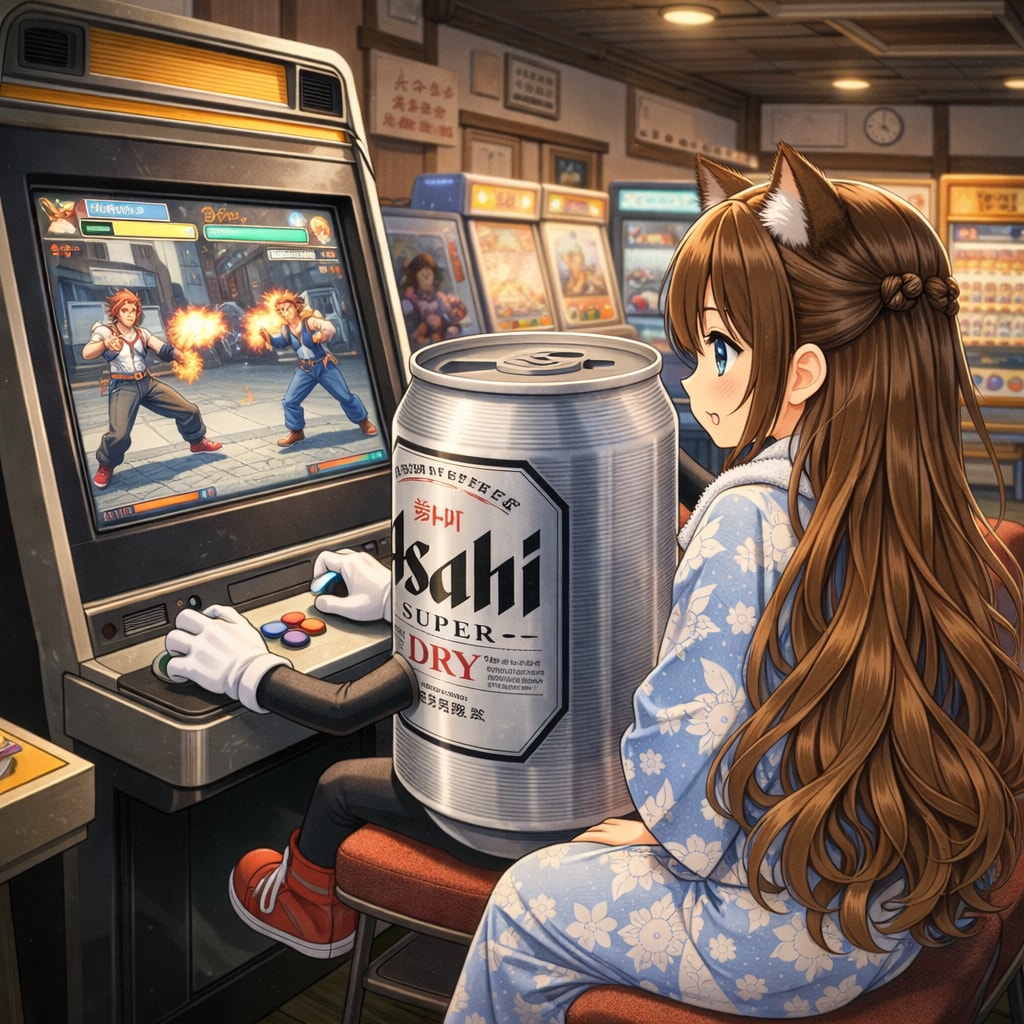 温泉旅館を満喫する小さな女の子２