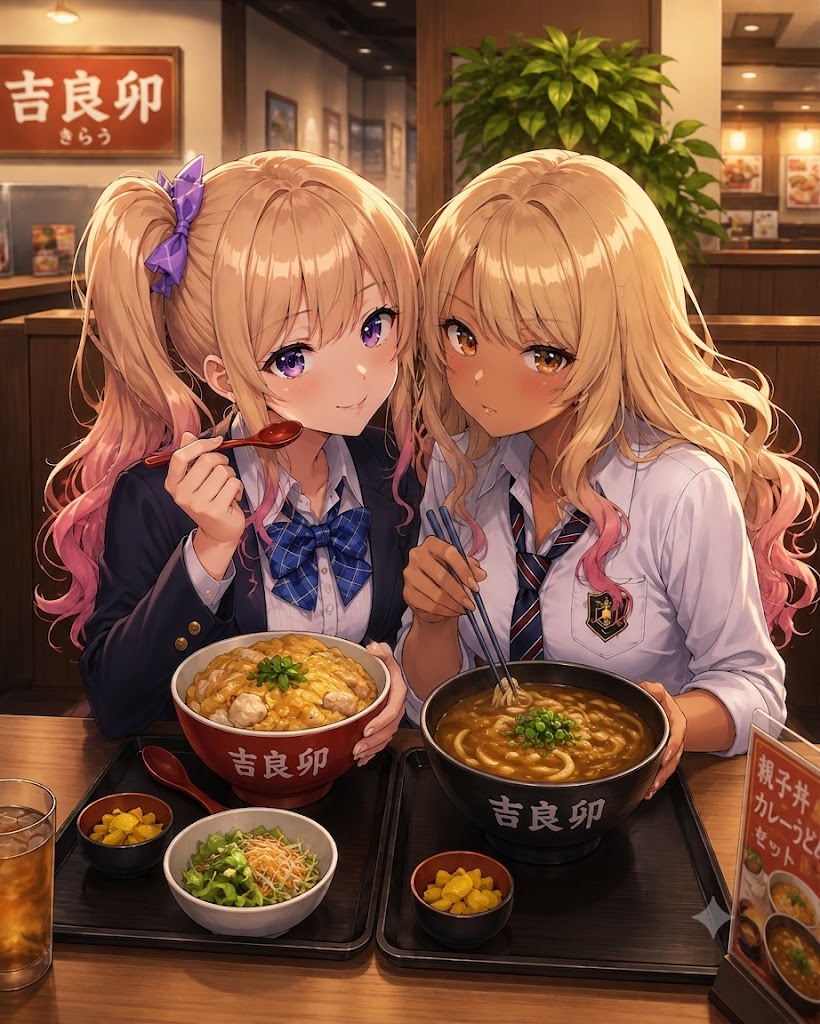 吉良卯 親子丼カレーうどんセット