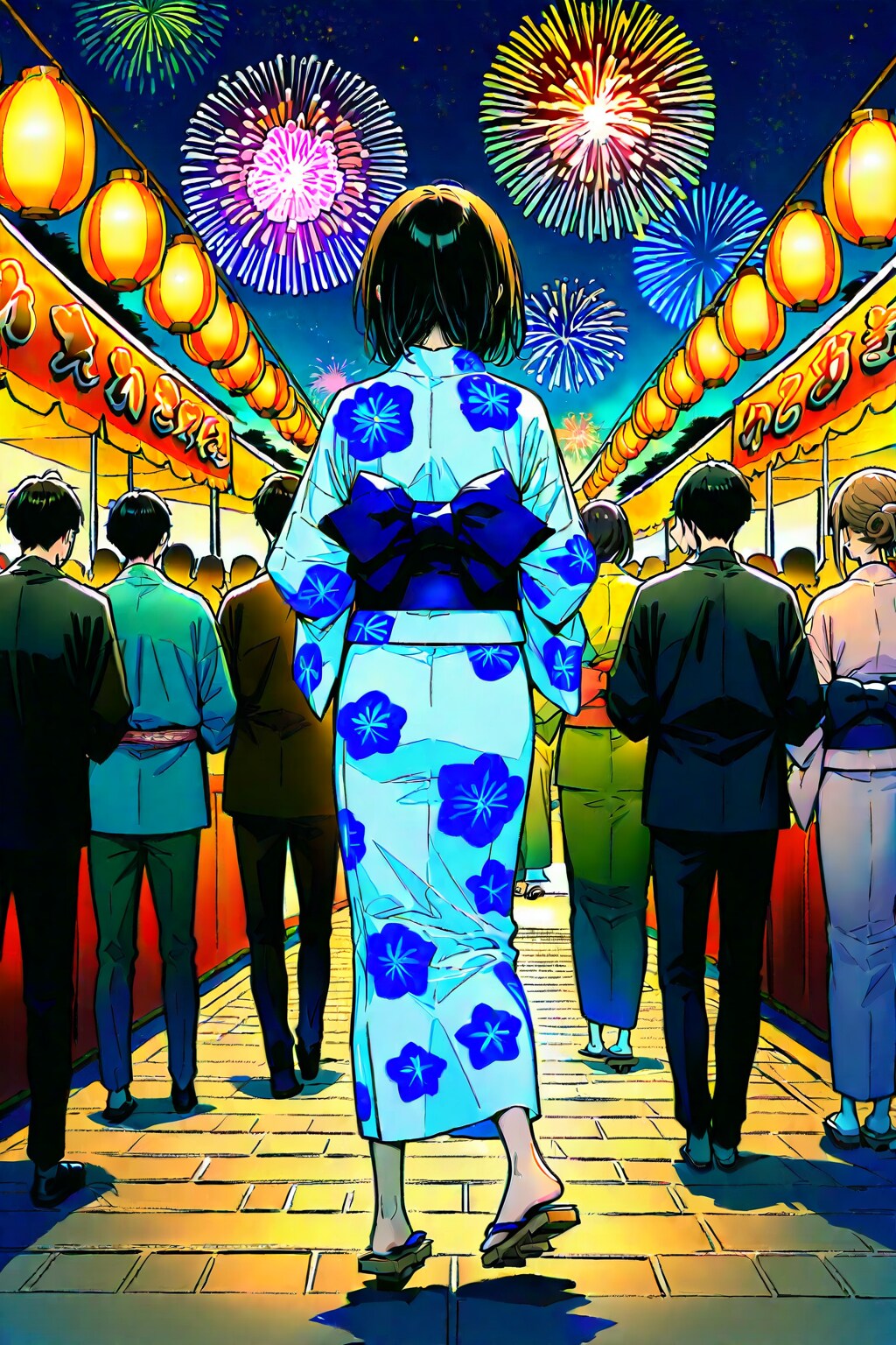 夏祭り | の人気AIイラスト・グラビア