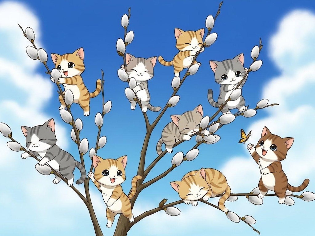 ネコヤナギ・３