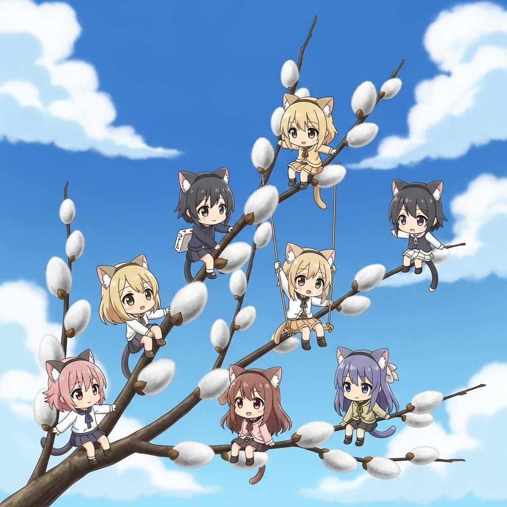 ネコヤナギ・３