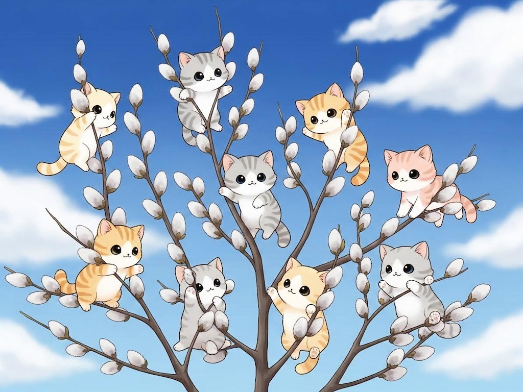 ネコヤナギ・３