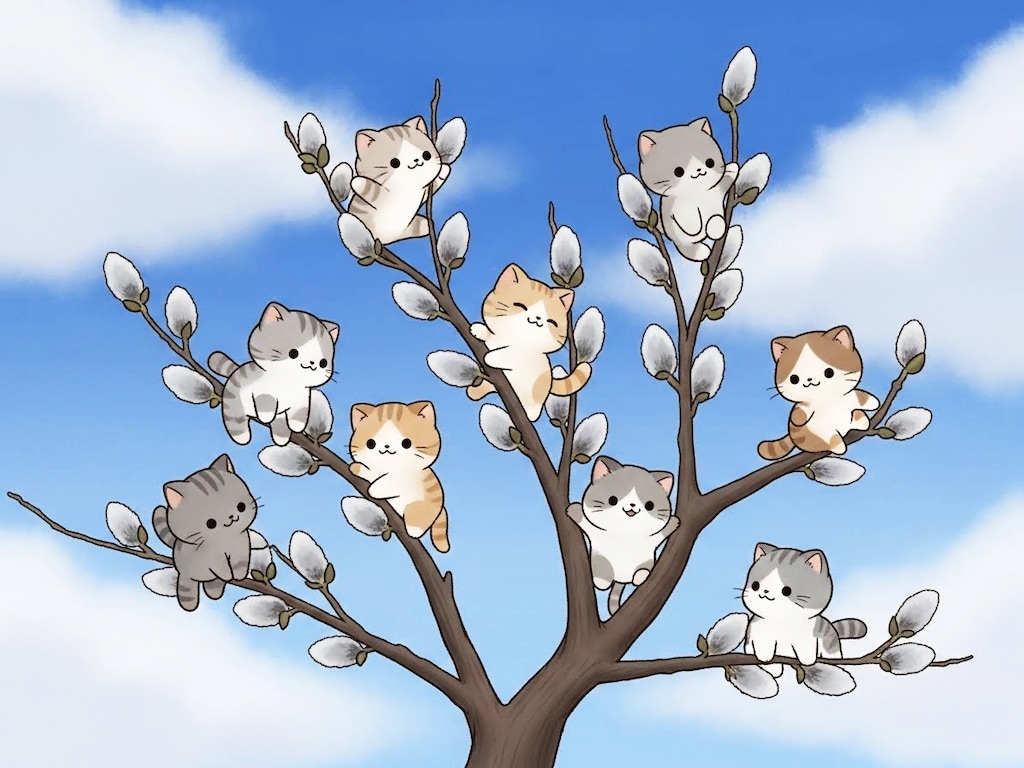 ネコヤナギ・３