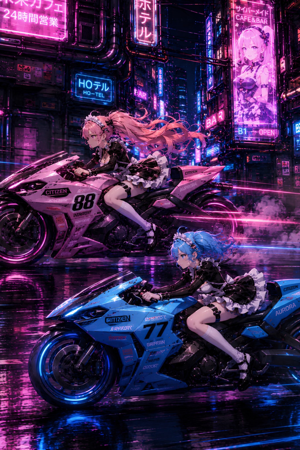 Cyber Maid Riders