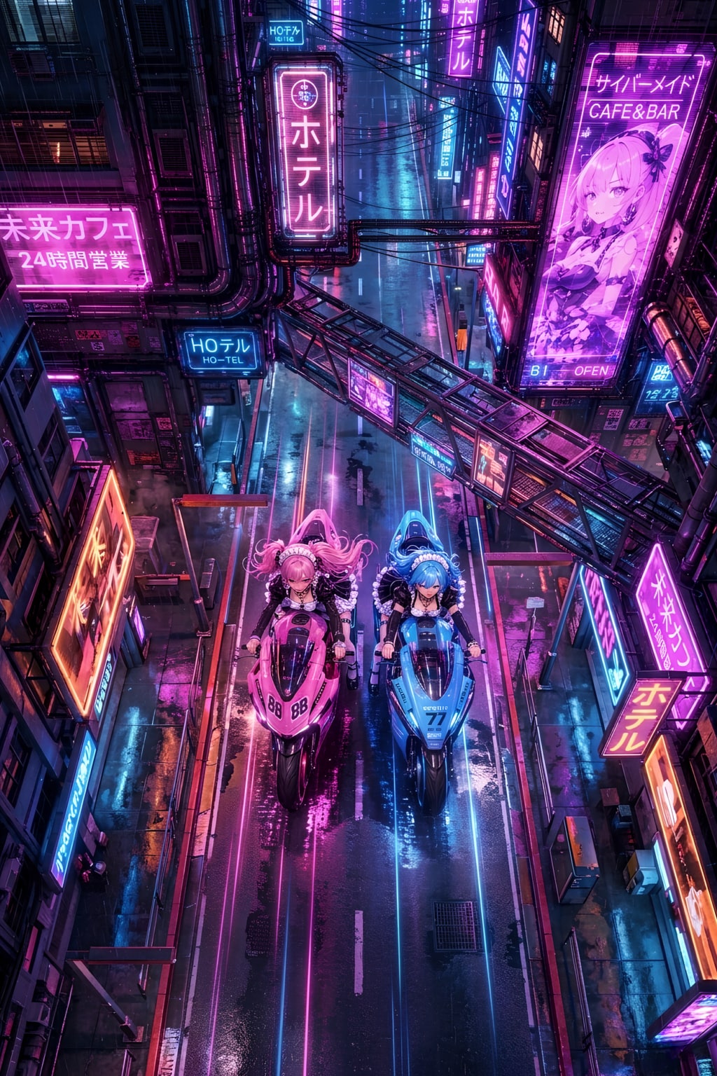 Cyber Maid Riders