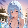 水着と水面とみなも 7枚目