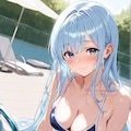 水着と水面とみなも 3枚目