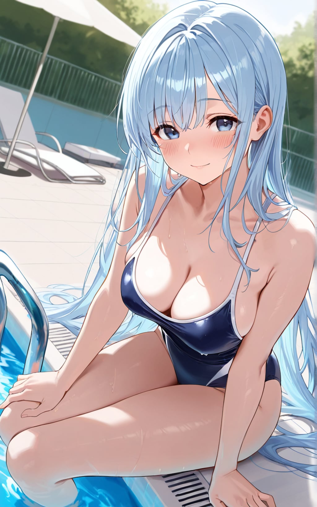 水着と水面とみなも