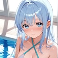 水着と水面とみなも 6枚目