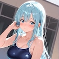 水着と水面とみなも 4枚目
