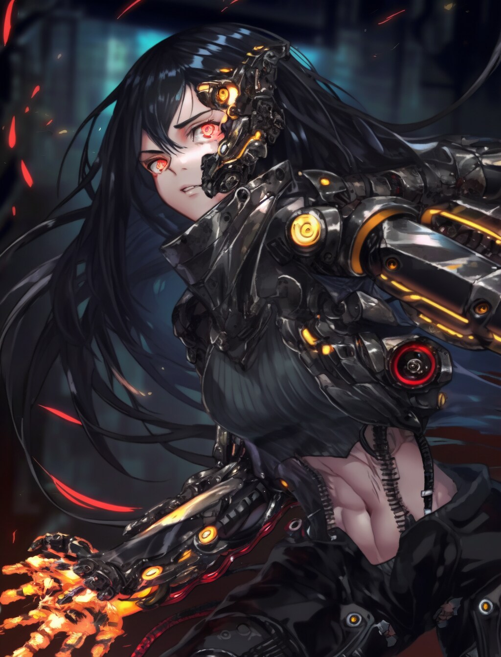 女サイボーグ