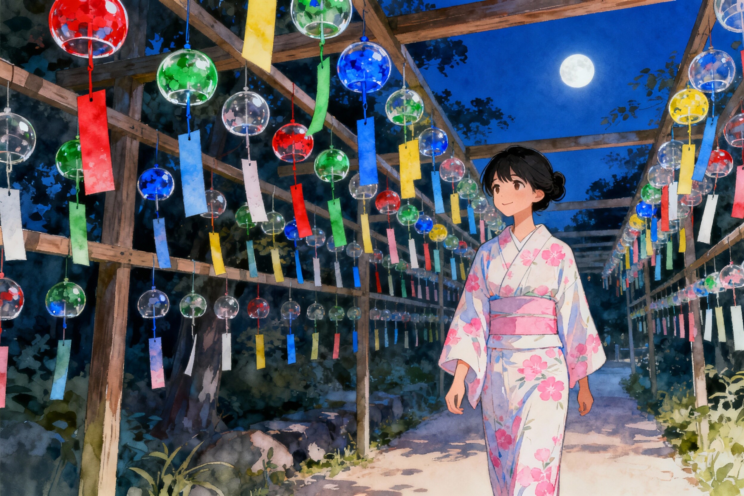 風鈴祭り | の人気AIイラスト・グラビア