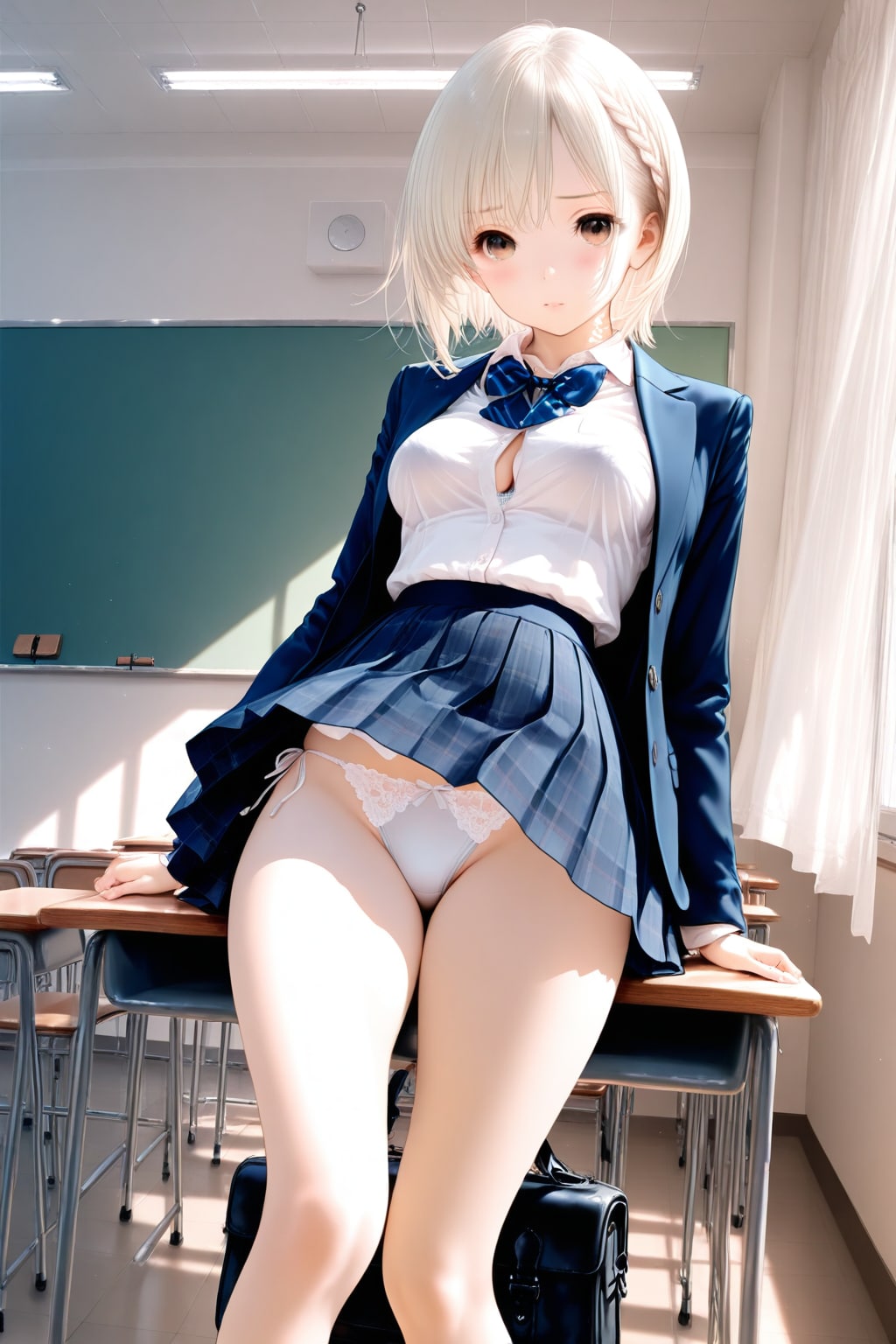 ベージュ髪の学生【DRAGON】