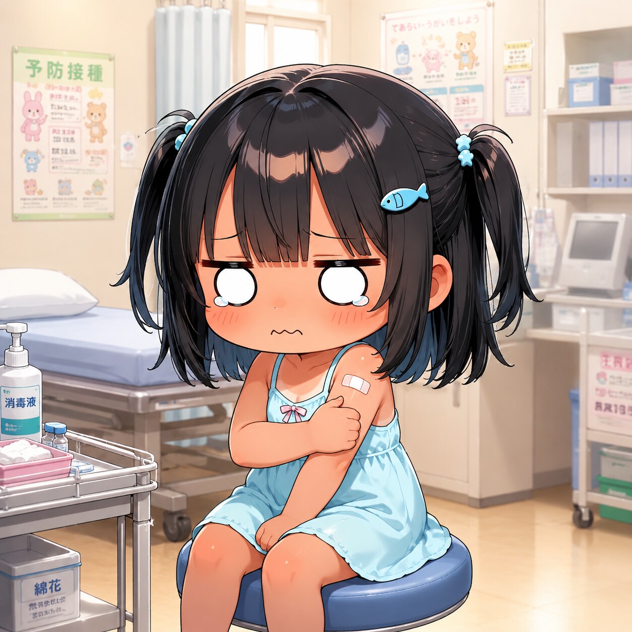 予防接種を頑張ったこなつちゃん