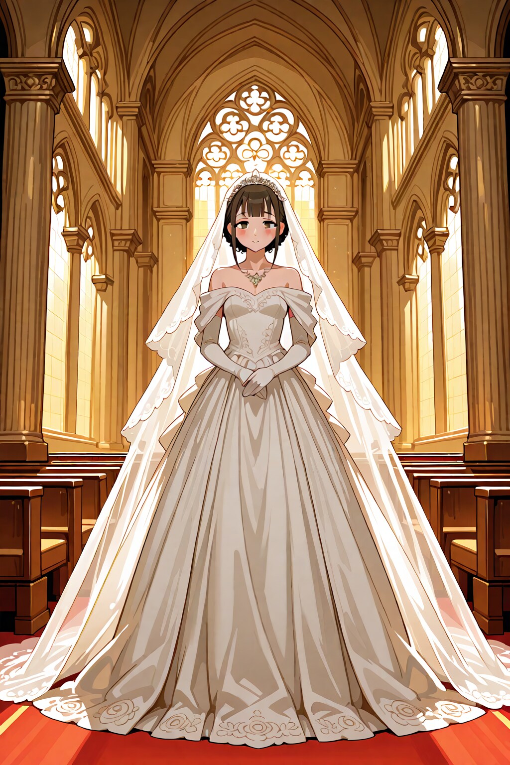 In the majestic church