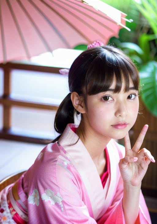 コスプレ晴着   明けましておめでとうございます。水瀬(みなせ）梨華です。今年からコスプレするので見てね💚