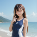 競泳水着、泳ぐことに特化した水着 5枚目