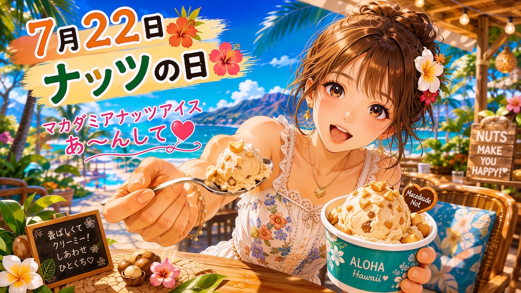 今日の１枚(7月22日)ナッツの日
