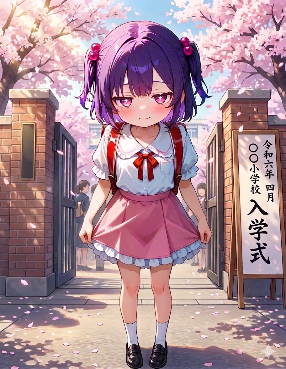 メスガキちゃん入学式の日🌸 | の人気AIイラスト・グラビア