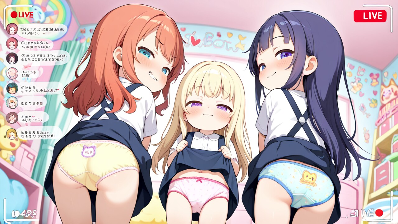 カラフルな……