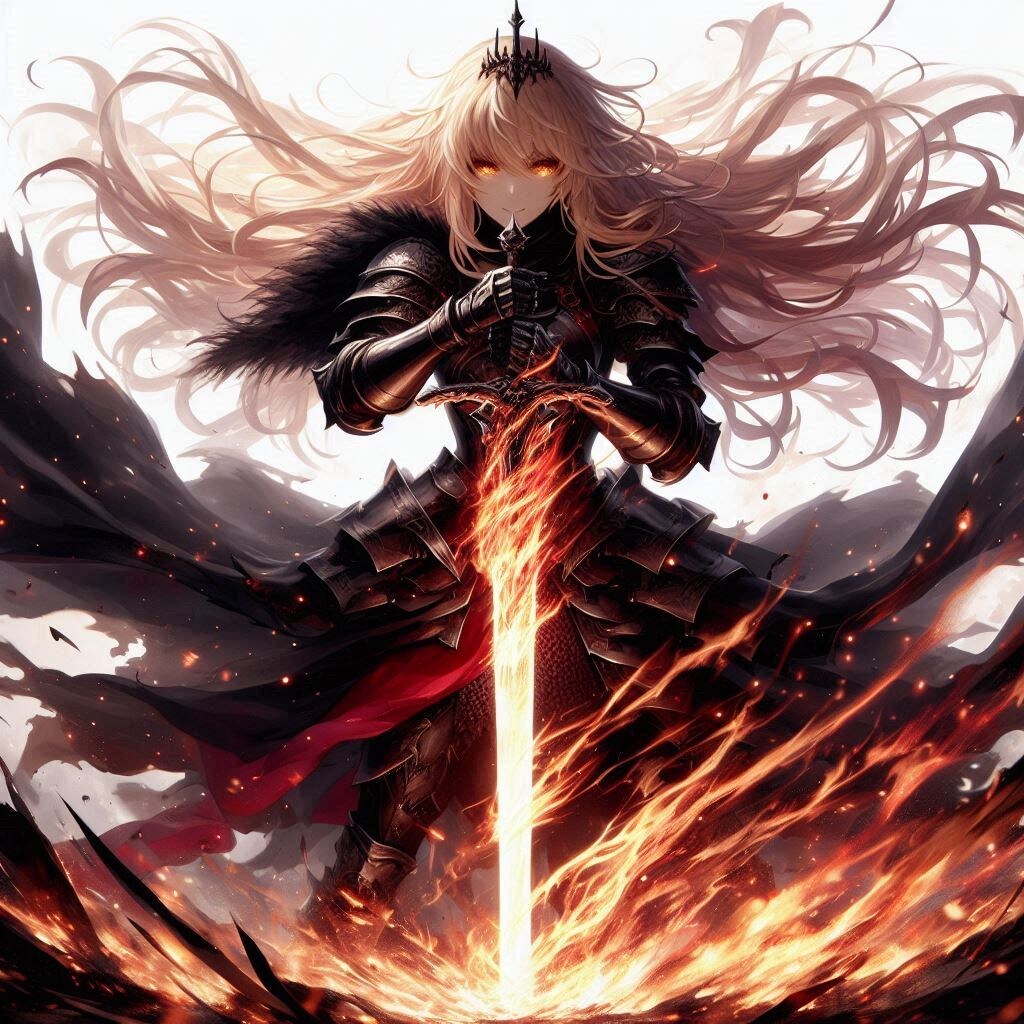 ブロンドの女騎士さん772