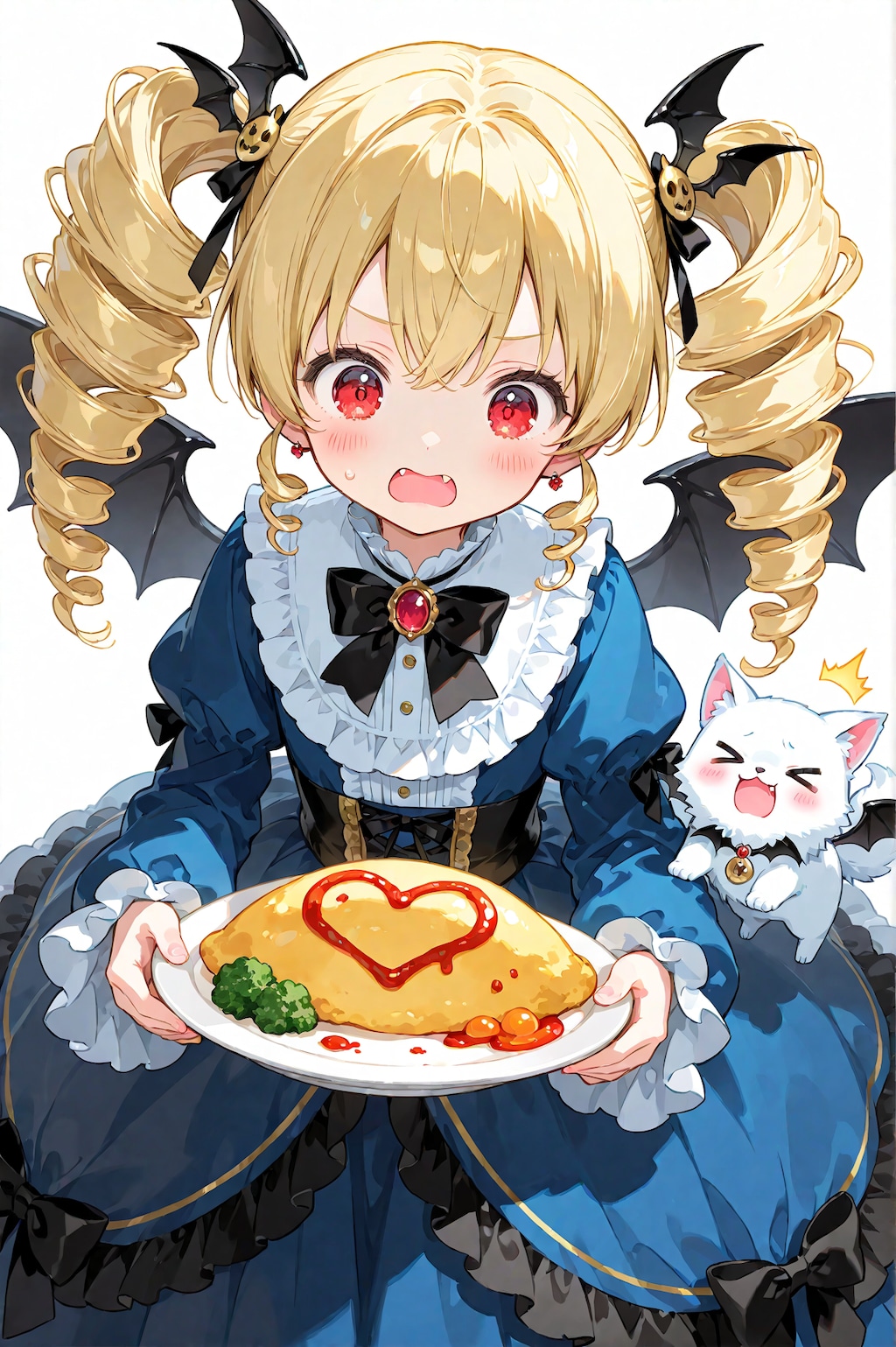 召喚でオムライス
