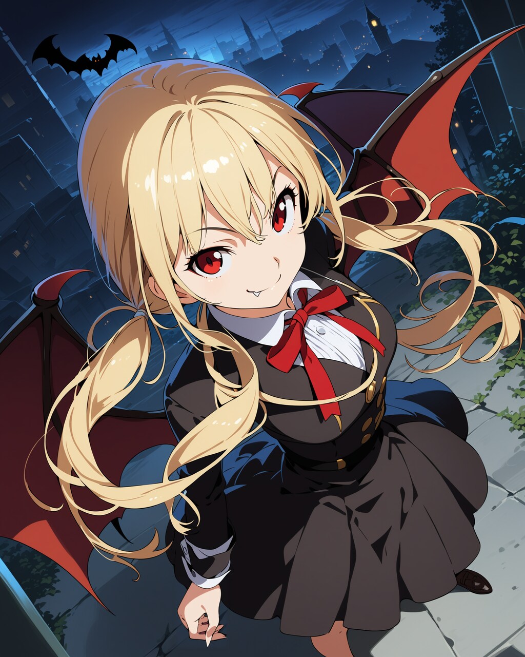 夜に血を求める2人