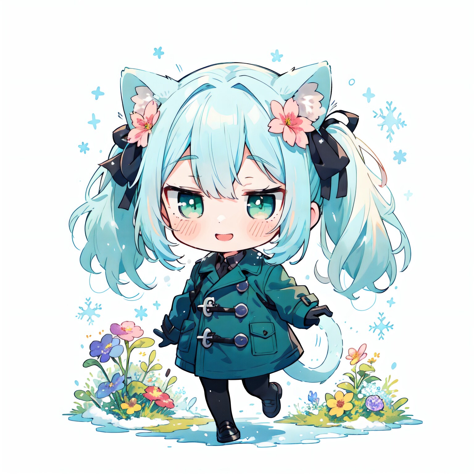 猫耳ツインテちゃん
