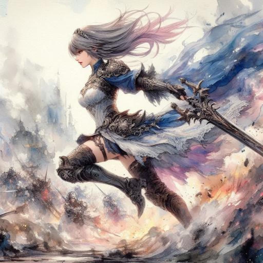 先陣を切る戦姫