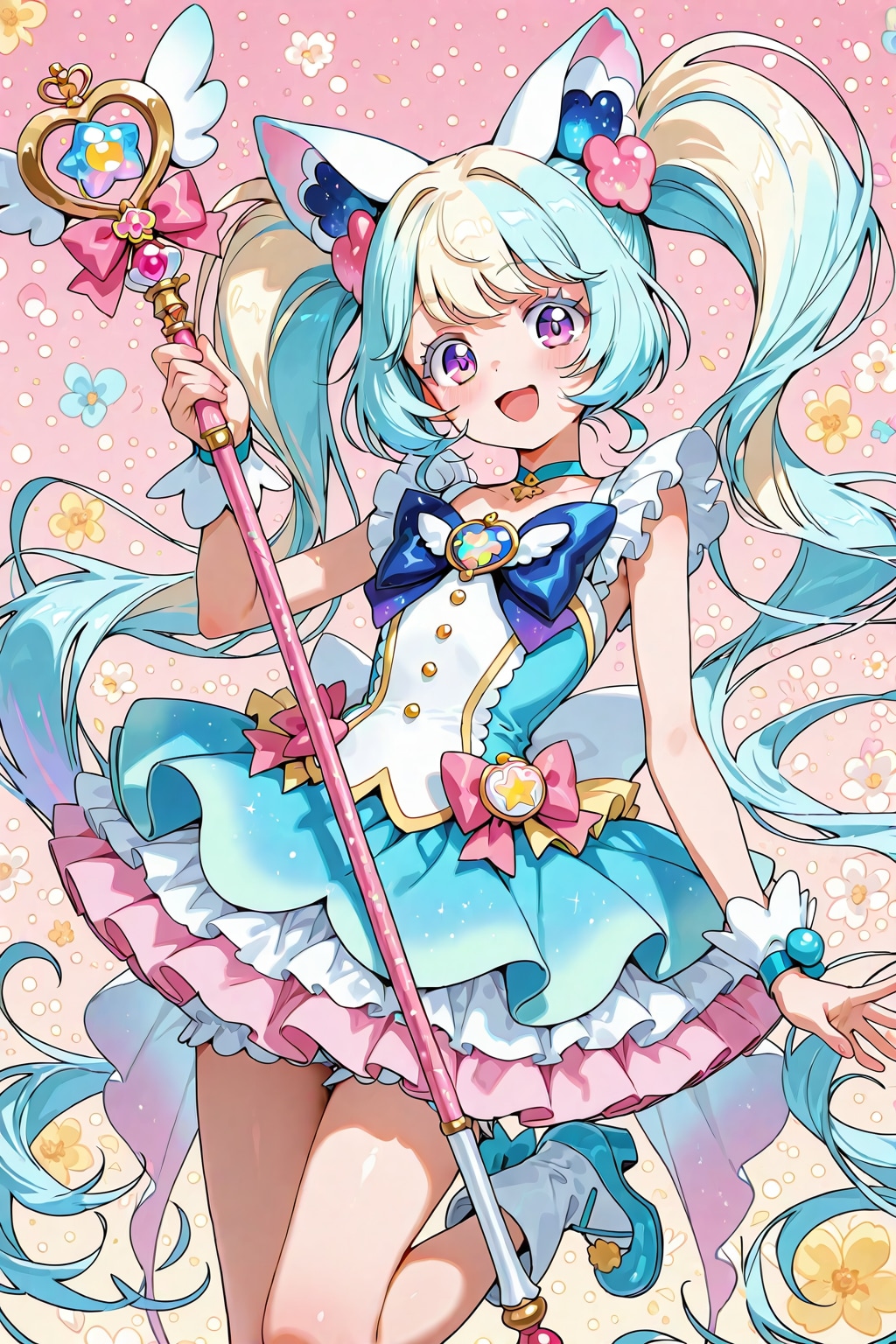 パステルカラーな魔法少女