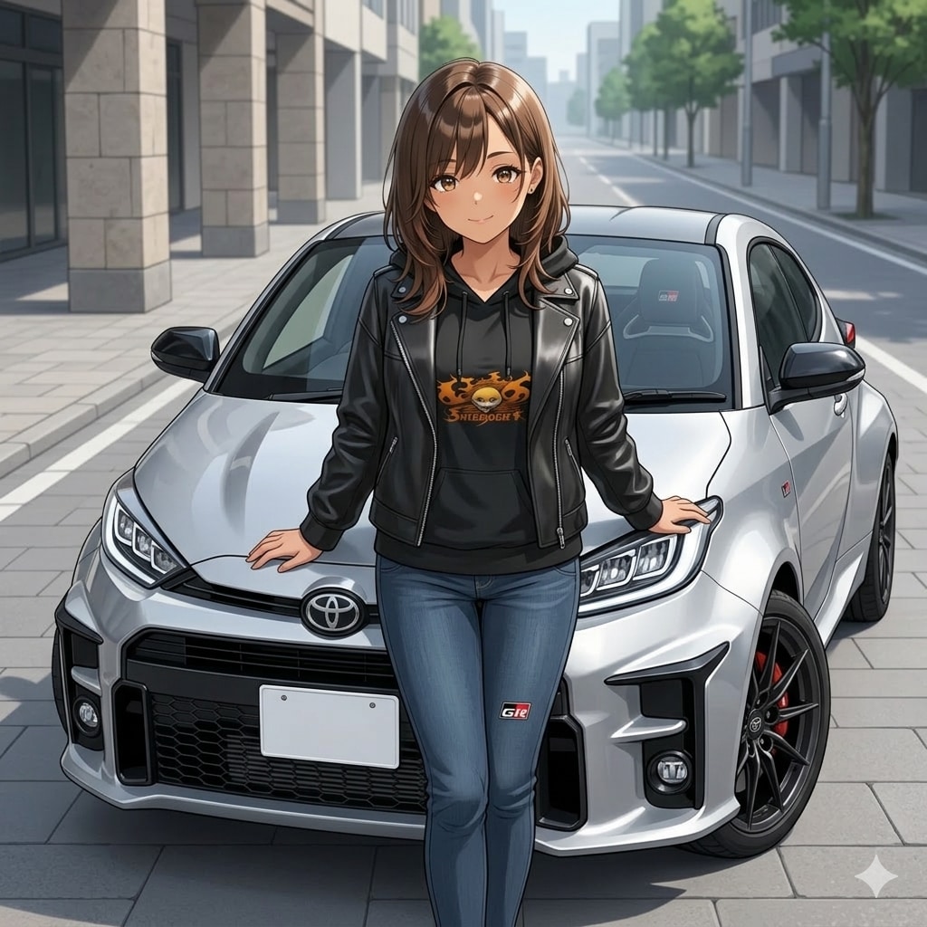 GRヤリスとえるなちゃん（２）